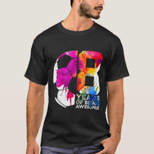 8 Years Of Being Awesome Soccer 8th Birthday _1 T-Shirt