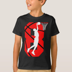 8 years Old 8th Birthday Boy Basketball lovers  T-Shirt