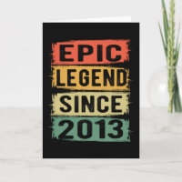 8 Years Old Bday 2013 Epic Legend 8th Birthday