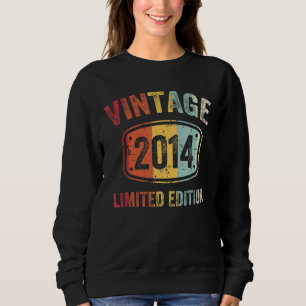 8 Years Old Vintage 2014 8th Birthday Sweatshirt