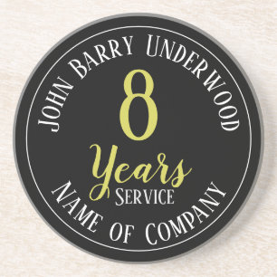 8 Years Service Staff Award Coaster