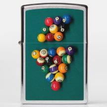 8ball and 9ball rack Zippo