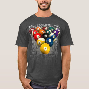 8BALL POOL TEAM Cool Design Leagues and T-Shirt