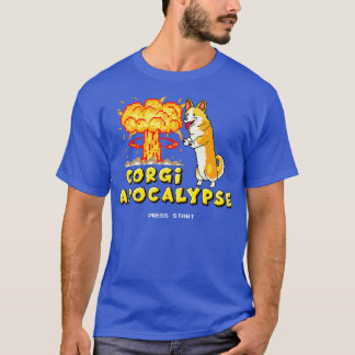 8Bit Corgi Apocalypse T-Shirt