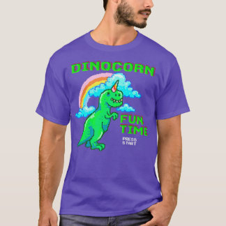 8Bit Dinocorn Fun Time T-Shirt
