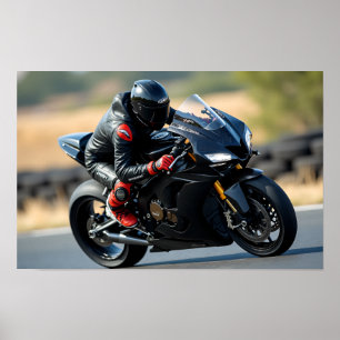 8K MotoGP Elite: High-Velocity Superbike Digital A Poster