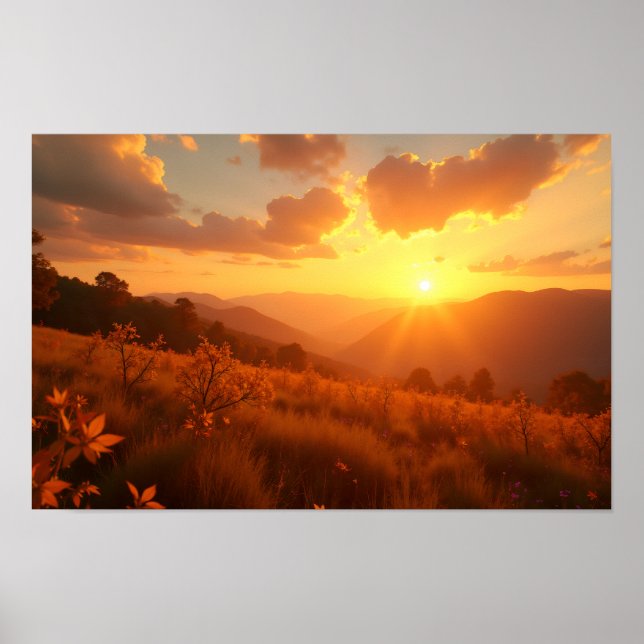 8K Nature’s Majesty: Ultra-HD Landscapes & Scenery Poster (Front)