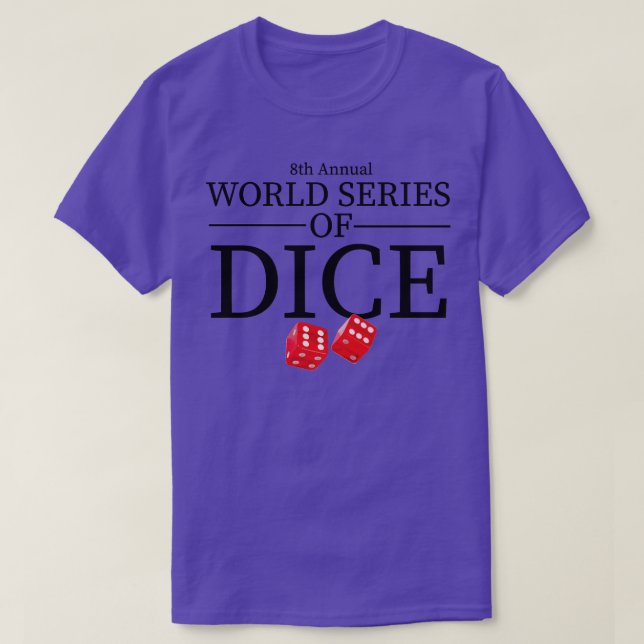 8th Annual World of Dice T-Shirt (Design Front)