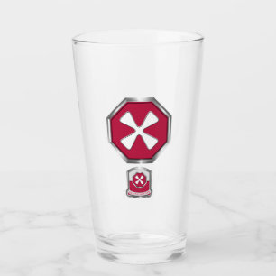 8th Army Patch and Insignia Glass