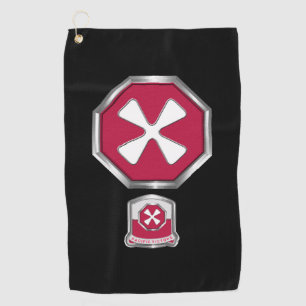 8th Army Patch and Insignia Golf Towel