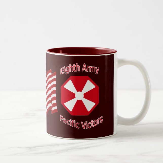 8th Army Two-Tone Coffee Mug (Right)
