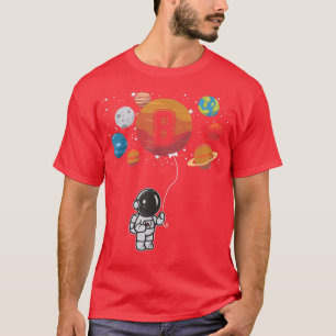 8th Birthday Astronaut Lover Planet 8 Years Old Gi T-Shirt