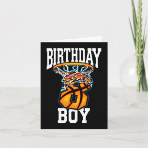 8th Birthday Basketball  8 Years Old Kids Gift 1 Card