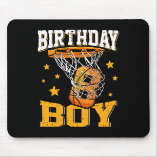 8th Birthday Basketball Boy 8 Year Old Basketball Mouse Mat