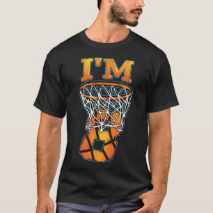 8th Birthday Basketball Player I'm 8 Boys Girls B- T-Shirt