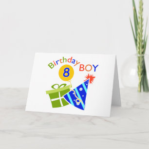 8th Birthday - Birthday Boy Card