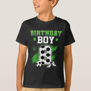 8th Birthday Boy Soccer 8 Year Old Sport 8yr Boys  T-Shirt