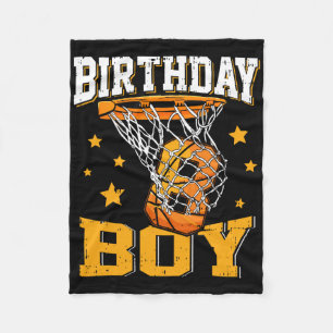 8th Birthday Bysketbyll Boy 8 Year Old Bysketbyll  Fleece Blanket