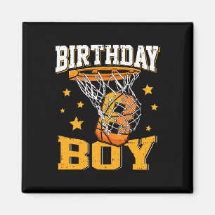 8th Birthday Bysketbyll Boy 8 Year Old Bysketbyll Magnet