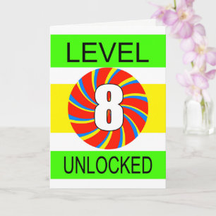 8th Birthday Computer Gamer Card