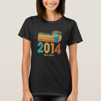 8th Birthday February 2014 Legend Since 2014 8 Yea T-Shirt