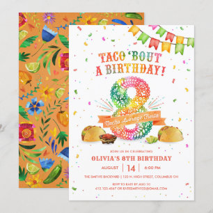 8th Birthday Fiesta Invitation