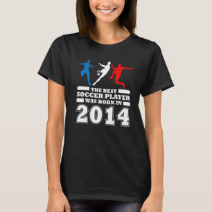 8th birthday football 8 years old soccer player bo T-Shirt