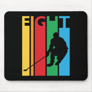 8th Birthday Gift Eight Colourful Hockey Birthday Mouse Mat