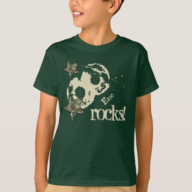 8th Birthday Gift for 8 Year Old Custom Name V07P T-Shirt (Front)