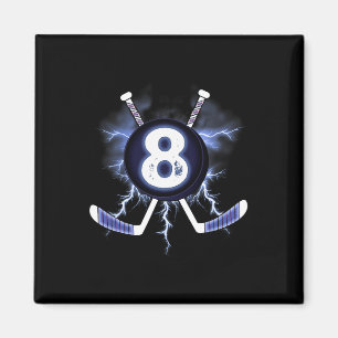 8th Birthday - Ice Hockey 8 years old gift Magnet