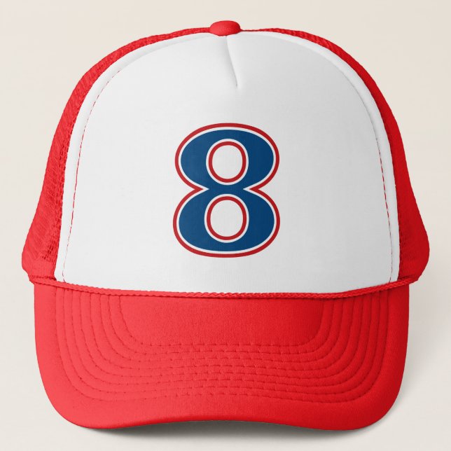 8th Birthday Party Trucker Hat (Front)