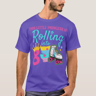 8th Birthday Roller Skates 1 T-Shirt