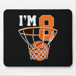 8th Birthday Shirts For Boys Sketll Eight Year Old Mouse Mat