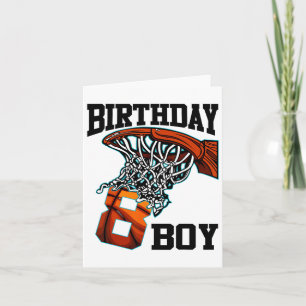 8th Birthday Sketll 8 Years Old Kids Gift  Card