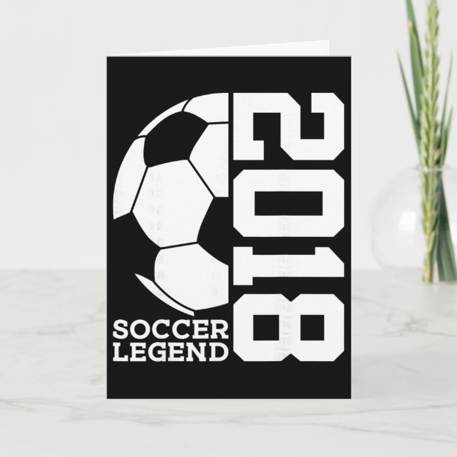8th Birthday Soccer Legend  Card (Front)