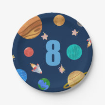 8th Birthday Solar System Planets