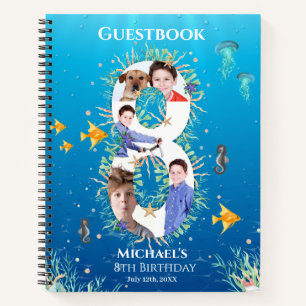 8th Birthday Under The Sea Photo Guest Book