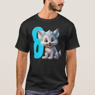 8th Birthday Wolf Shirt Birthday Boy Party Wolves