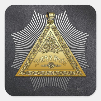 8th Degree: Intendant of the Building Square Sticker