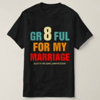 8th Eighth 8 Year Wedding Anniversary