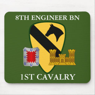 8TH ENGINEER BATTALION 1ST CAVALRY MOUSE MAT