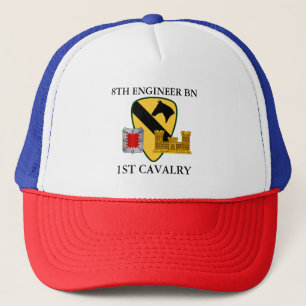 8TH ENGINEER BATTALION 1ST CAVALRY  TRUCKER HAT