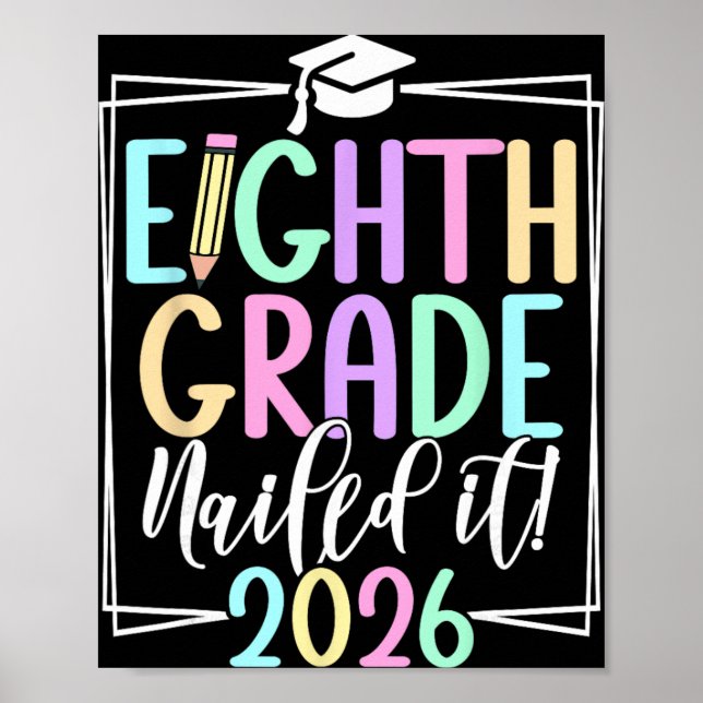 8th Grade 2026 Middle School Graduation _1  Poster (Front)