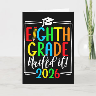 8th Grade 2026 Middle School Graduation _2 Card