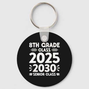 8th Grade Cl Of 2025 Future Senior Cl Of 2030 Key Ring