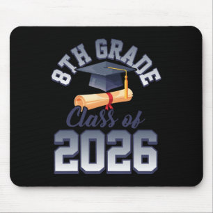 8th Grade Cl Of 2026 Graduation Mouse Mat
