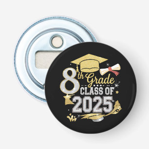 8th Grade Class Of 2025 Graduate Graduation Bottle Opener