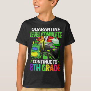 8th Grade Game Back To School T-Shirt-Recovered T-Shirt