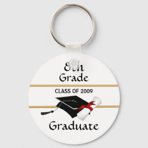 8th Grade Graduate Class of 2009 Key Ring