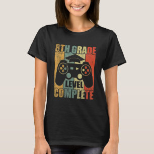 8th Grade Graduation Gamer Boys Level Complete Vid T-Shirt